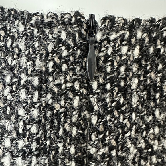 'S Max Mara Wool Blend Black, White, & Grey Sheath Dress 14 - Picture 5 of 6